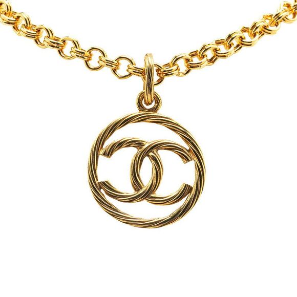 Chanel Coco Mark Round Necklace - Picture 1 of 7